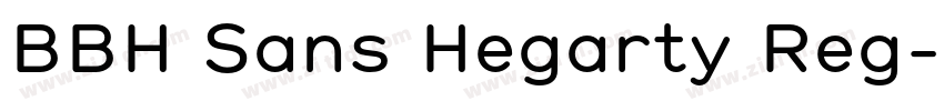 BBH Sans Hegarty Reg字体转换
